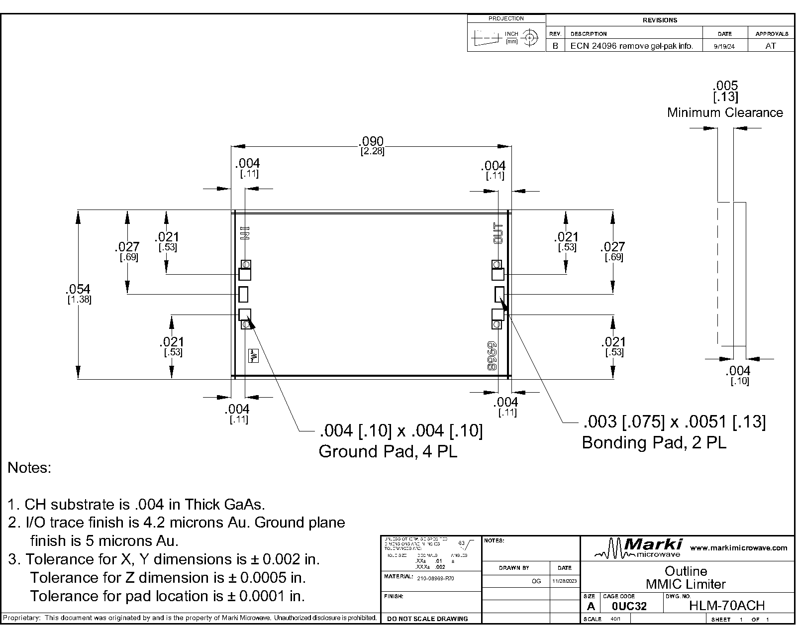 HLM-70ACH_DC - 70GHz High Frequency Limiter